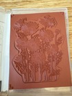 Stampin Up Daisy Garden Background Rubber Mount Stamp Set