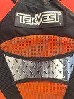 Tekvest Tek Rider Men s Size Xl Orange Red Tivar Protection Vest Atv Snowmobile
