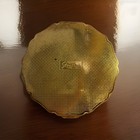 Beautiful Vintage Stratton Gold Tone Compact W carved Doves  Mother Of Pearl 3   