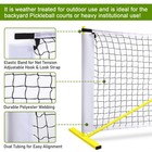 Pickleball Net Pickle Ball Net Weather Resistant Quick Setup Multifunctional