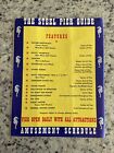 Vintage 1953 Atlantic City Steel Pier Program Guide Horse Jumping Cover Events