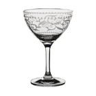 Classic Vintage Dots Nick   Nora Cocktail Glass  4 5 Oz 