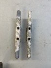 Pair Of 2 Vintage 10    Boat Dock Cleats     Cast Iron Nautical Marine Hardware
