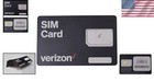Black 4g Lte Sim Card - 3-in-1 Design Fits All Phones  Nano  Micro  Standard