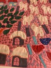 Peruvian Arpillera Scene Wall Hanging Embroidery Folk Art Appliqu   19 X 17 5   