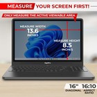 16 Inch 16 10 Laptop Privacy Screen Filter - High Clarity Computer Monitor Shiel