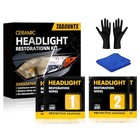 Headlight Restoration Kit  Headlight Cleaner And Restorer Kit - 3-step System  