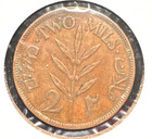 Palestine 1942 2 Mils Km 2 Xf