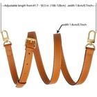 Genuine Vachetta Leather Crossbody Strap Genuine Leather Adjustable Replaceme