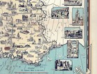 Pictorial Map Of France Wall Art Poster Print Home Decor Office Artwork
