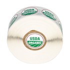 3 Rolls  3000 Labels  Usda Organic Labels 1  Round Circle Dots Adhesive Stickers