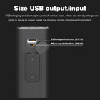 10000mah Led Bicycle Bike Light Front Rear Rechargeable Headlight Tail Lamp Set