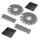 2-packs Round Dual Sided Metal Sheet Guage   Metal Sheet Thickness Gauge 2pcs