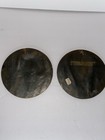 Very Old King Albert And Queen Elizabeth Of Belgium Brass Design Medal Or Decor