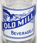 Vintage Acl Soda Pop Bottle Old Mill With Mill Scene 1963 Brookville Indiana