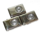 Nikon Coolpix S02 Silver Digital Camera Lot Of 3  parts Or Repair  Power On Read