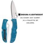 Spyderco Endura 4 Lightweight Signature Knife With 3 80  Vg-10 Steel Blade And
