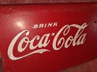 Vintage 1950 s Coca-cola Cooler Panel 26 3 4 X 16 1 4 2 Inches
