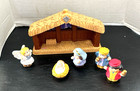 Fisher Price Little People Nativity Set Christmas Manger 6 Piece Playset 2002