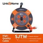 60 Ft  14 3 Extension Cord Storage Reel With 4 Grounded Outlets And Surge Pro