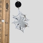 Halloween Spider Web Dangle Earrings Gothic Spooky Statement Jewelry