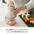 New  Recolte Rcp-7 Cordless Capsule Cutter Bonne Chopper Cream White Cooking