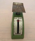 Vintage Chadwick Avocado Green Kitchen Diet Scale  4 5  Tall Tested And Works