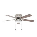 Hampton Bay Hugger 52 In  Led Indoor Brushed Nickel Ceiling Fan With Light Kit
