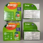  4  pack Zyrtec 24 Hr--10mg-60count Tablets 240 Total Exp 2027
