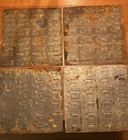 Vintage Antique Brown s Mule Plug Chewing Tobacco Tin Stamp Plate Tile Lot Of 18