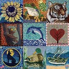 Adult Mosaic Hobby Kit - 7-inch Square Love Design  Creative Art Project
