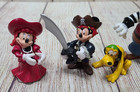 Disney Mickey Mouse   Friends Pirates Of The Caribbean Figures Toys Lot Of 9