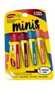 Set Of 2 Carmex Daily Care Moisturizing Lip Balm 4 Mini Tubes  18oz Spf 15
