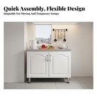 Kitchen Sink Base Cabinet Easy To Assemble Freestanding Kitchen Cabinet