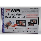 Nib Sylvania  Wifi 7 Inch Digital Photo Picture Frame Black