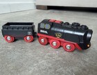 Brio World Lot Battery Run Steam Train Engine Cargo Wagon Cars Figure   More    