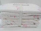 Pottery Barn Kids Organic Flannel Rainbow Unicorn Sheet Set Pink Unicorn New Wtg