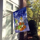Bichon Frise Halloween Haunted Canvas House Large Flag  Ppp3022chf