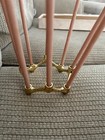 Vintage Mid Century Modern 8 Taper Gold Tone Holder