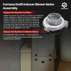 318984-753 Hc21ze117 Furnace Draft Inducer Blower Motor Assembly  Compatible Wit