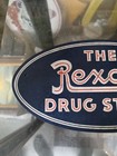 Vintage Original Rexall Drug Store Masonite Advertising Sign