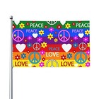 Outdoor Flags Peace Symbols And Hippie Love Peace Symbols And Hippie Love