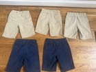 Children   s Place Boys Chino Shorts And Pants Bundle Size 10- Navy And Khaki
