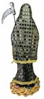 Santa Muerte 13  Statue Holy Death Grim Reaper Skull Black Dress