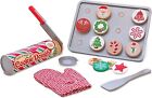 Melissa And Doug Wooden Slice And Bake Christmas Cookie Play Set