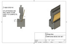 11 Ga  Hemming Press Brake Die Set - Length 24 