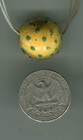 African Trade Beads Vintage Antique Venetian Glass Beads Lg Yellow Eye Bead