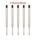20pc Ballpoint Pen Refills Black Ink 1mm Medium Tip Parker Style   