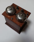 Antique Telephone Ringer Box Type 43 Bell Chrome
