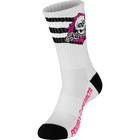 Powell Peralta Skateboards Cotton Socks Ripper Rip Stripes Pink black white Crew
